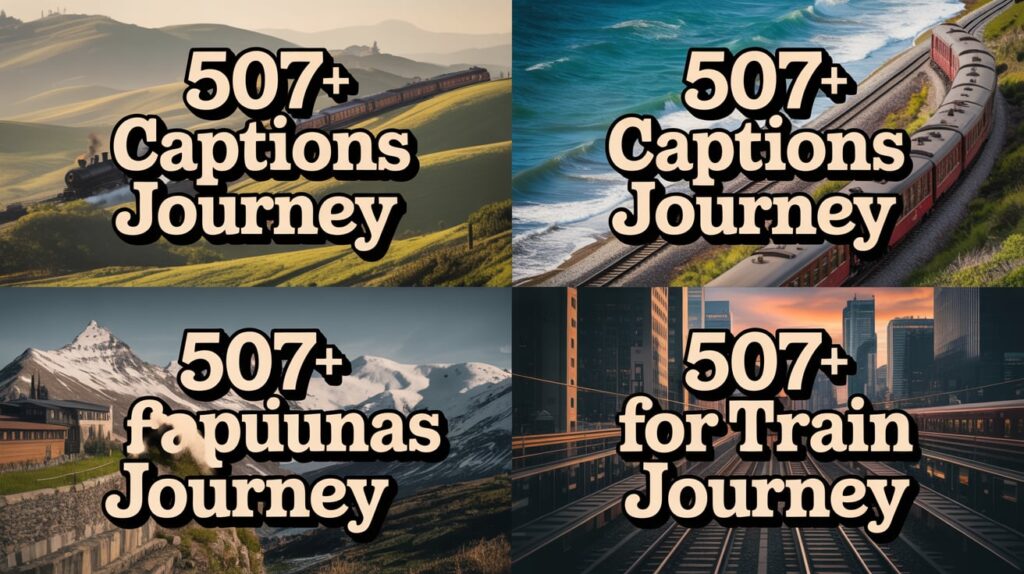 Instagram Captions For Train Journey