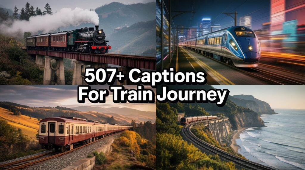Instagram Captions For Train Journey