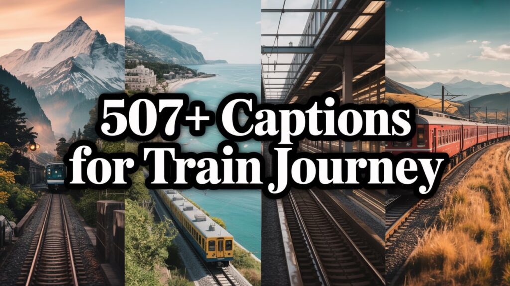 Instagram Captions For Train Journey