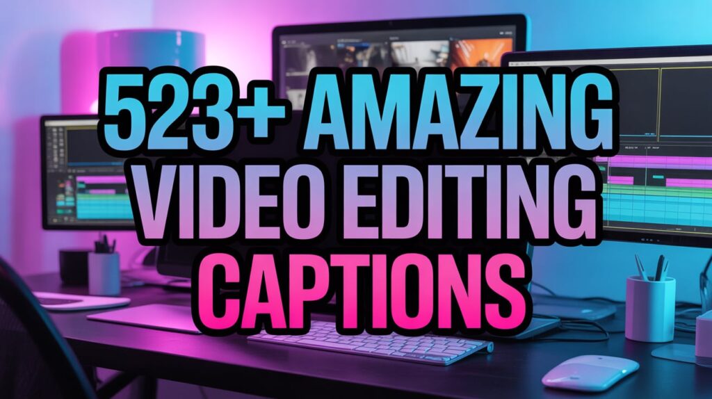 Amazing Video Editing Captions