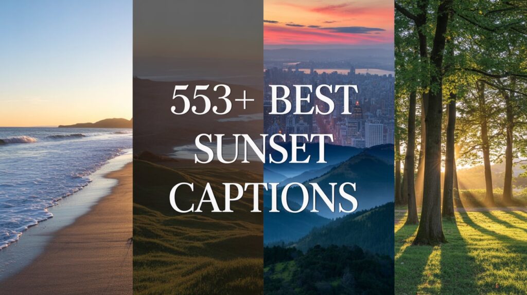 Best Sunset Captions