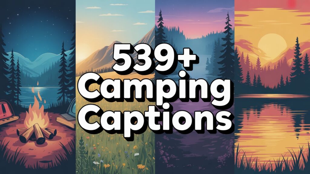 Camping Captions