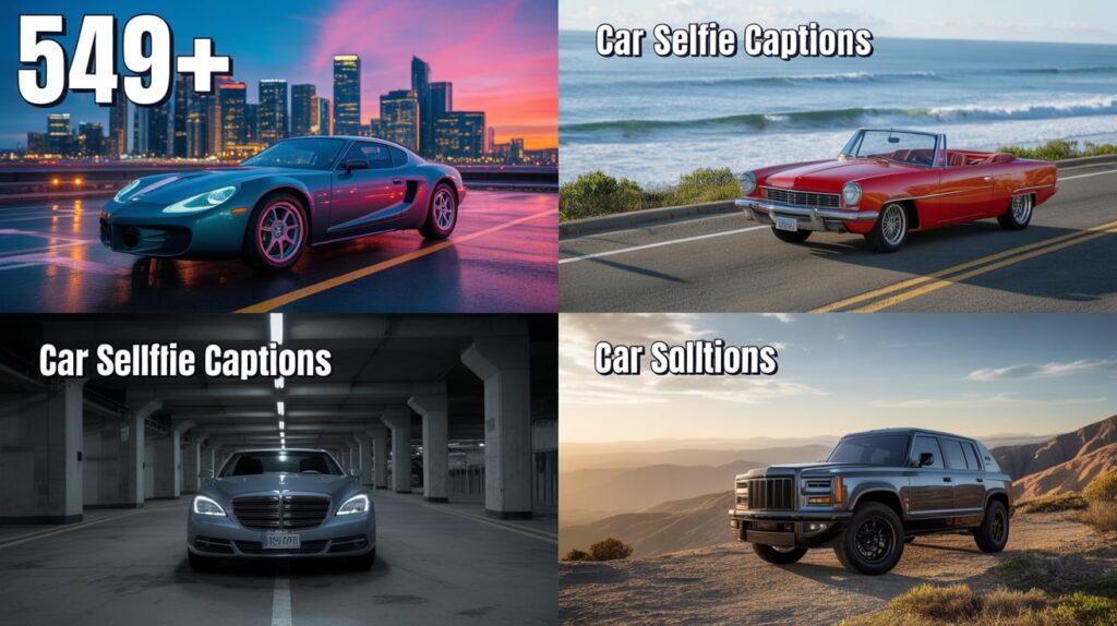 Car Selfie Captions
