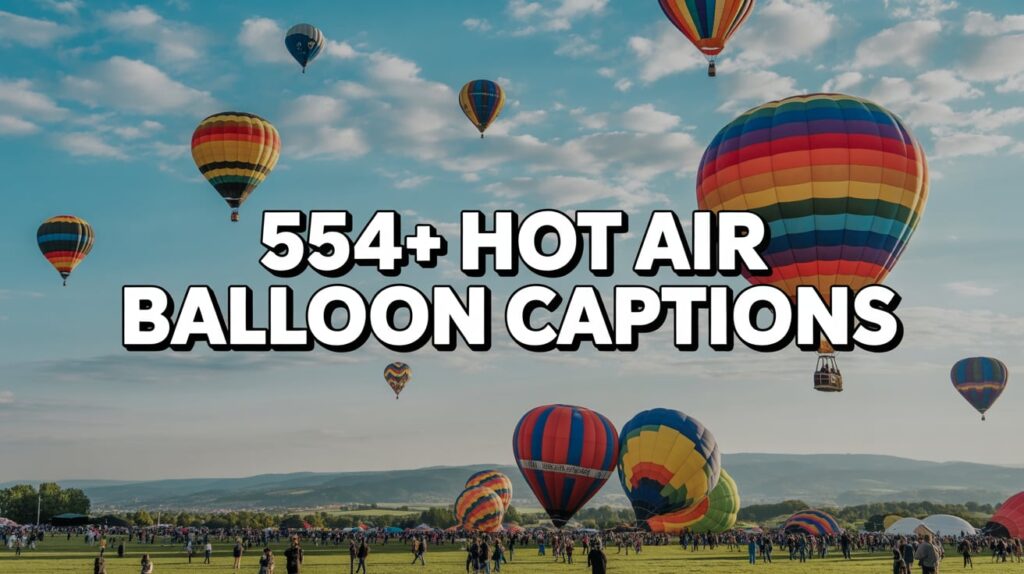 Hot Air Balloon Captions