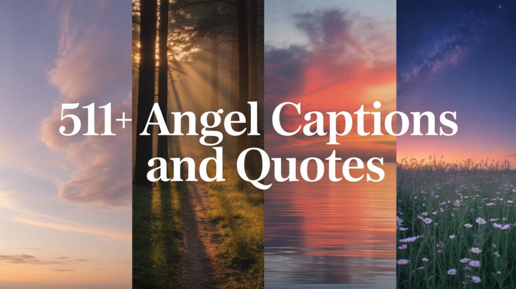 Inspiring Angel Captions and Quotes