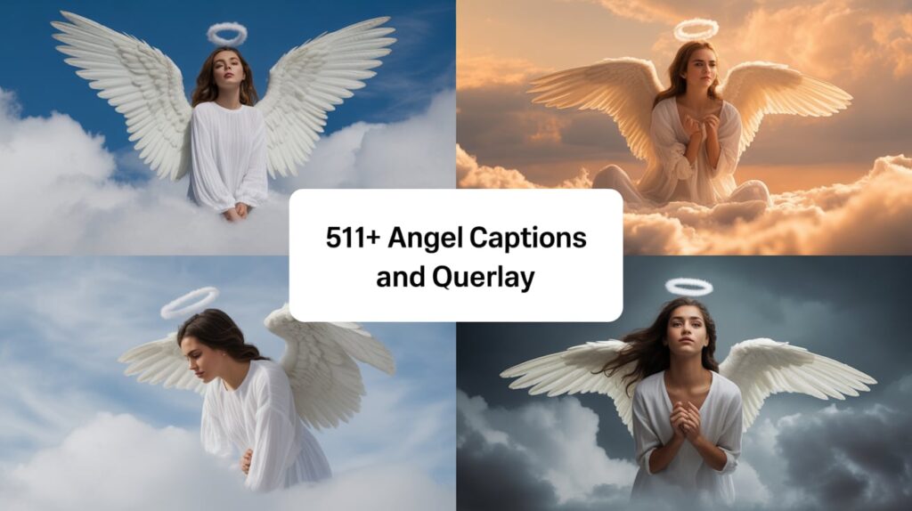 Inspiring Angel Captions and Quotes
