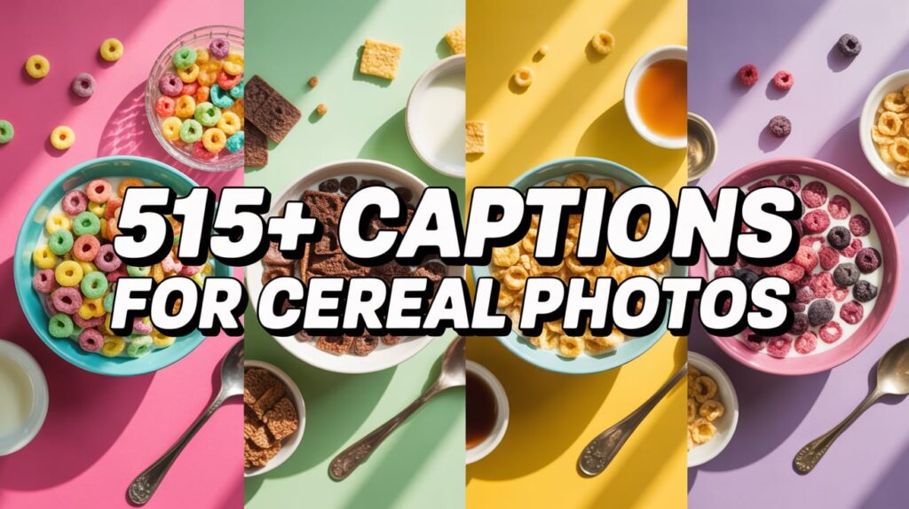 Instagram Captions for Cereal Photos