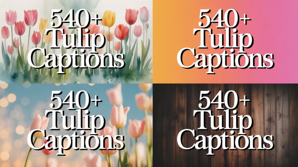 Tulip Captions