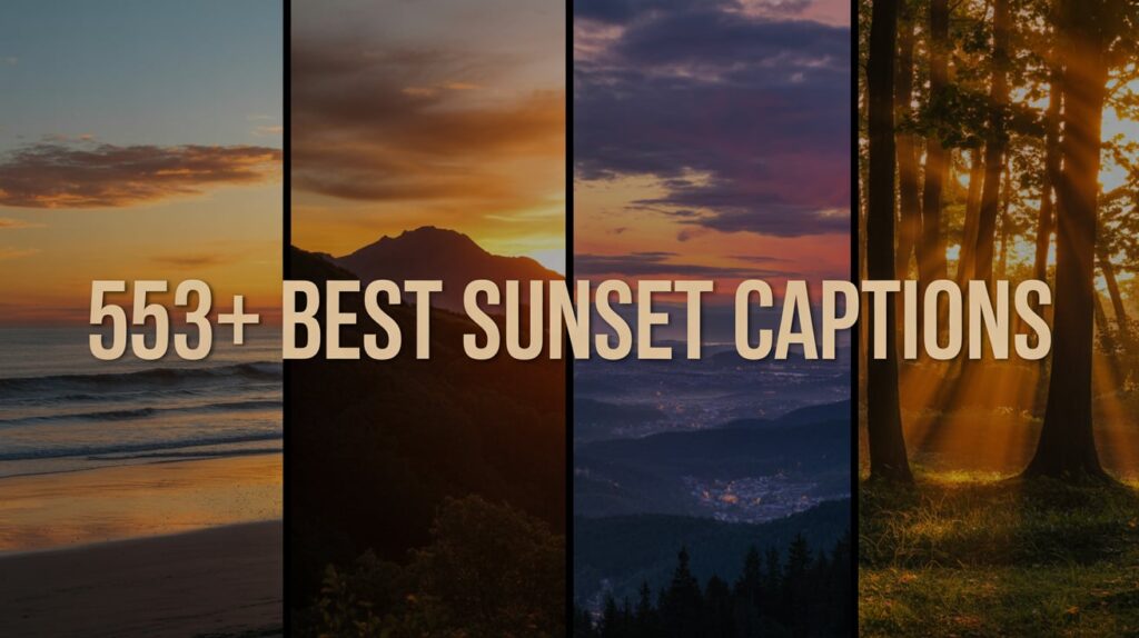  Best Sunset Captions
