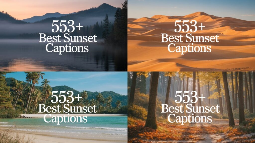   Best Sunset Captions