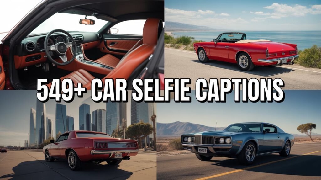 Car Selfie Captions