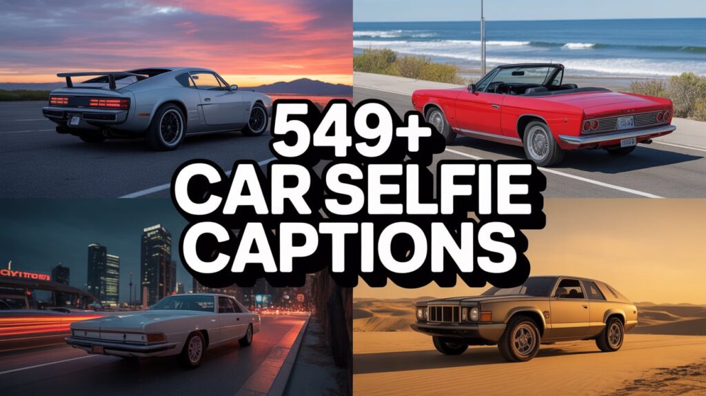 Car Selfie Captions