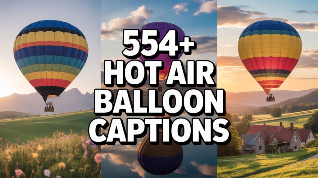  Hot Air Balloon Captions