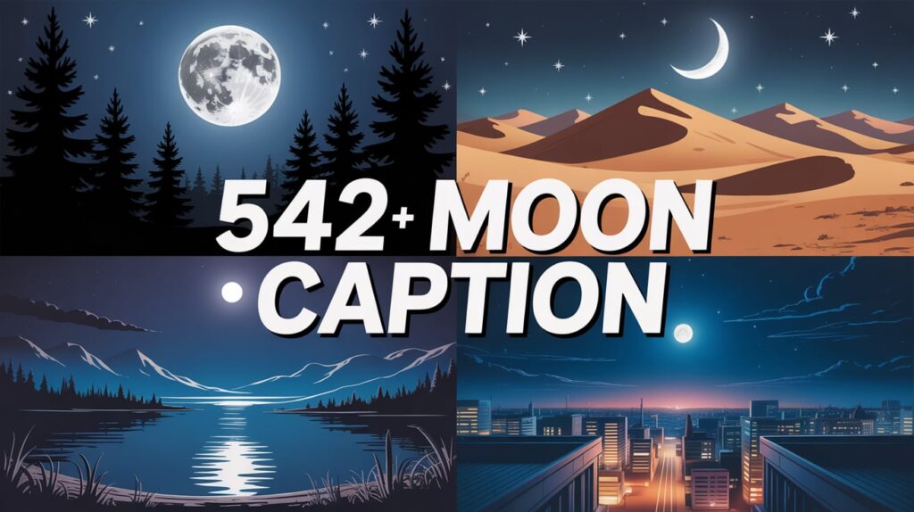 Moon Caption for Instagram