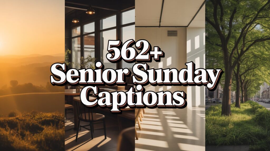 Senior Sunday Captions