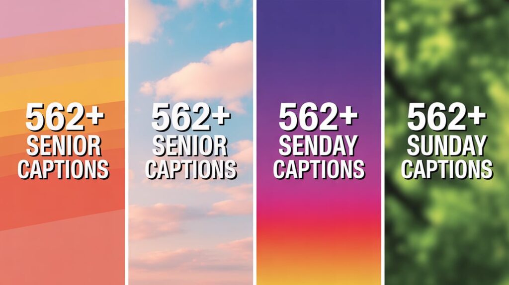 Senior Sunday Captions