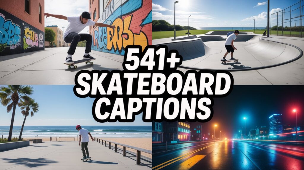 Skateboard Captions