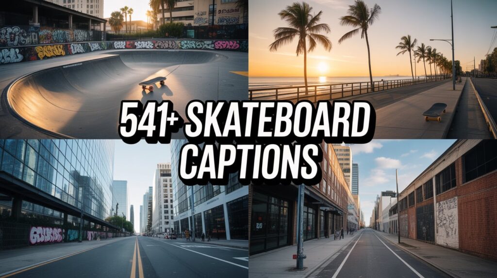 Skateboard Captions