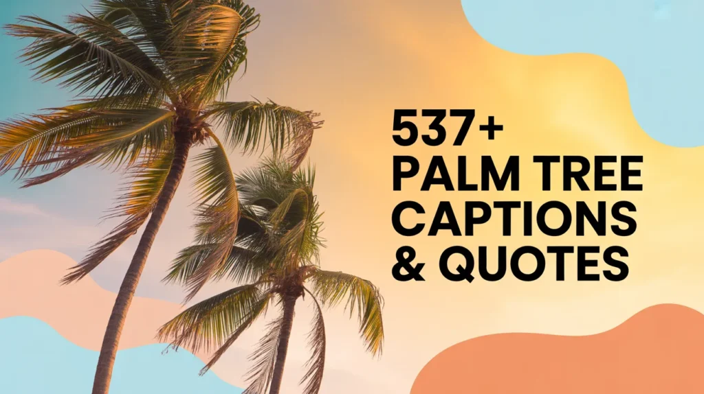Palm Tree Captions