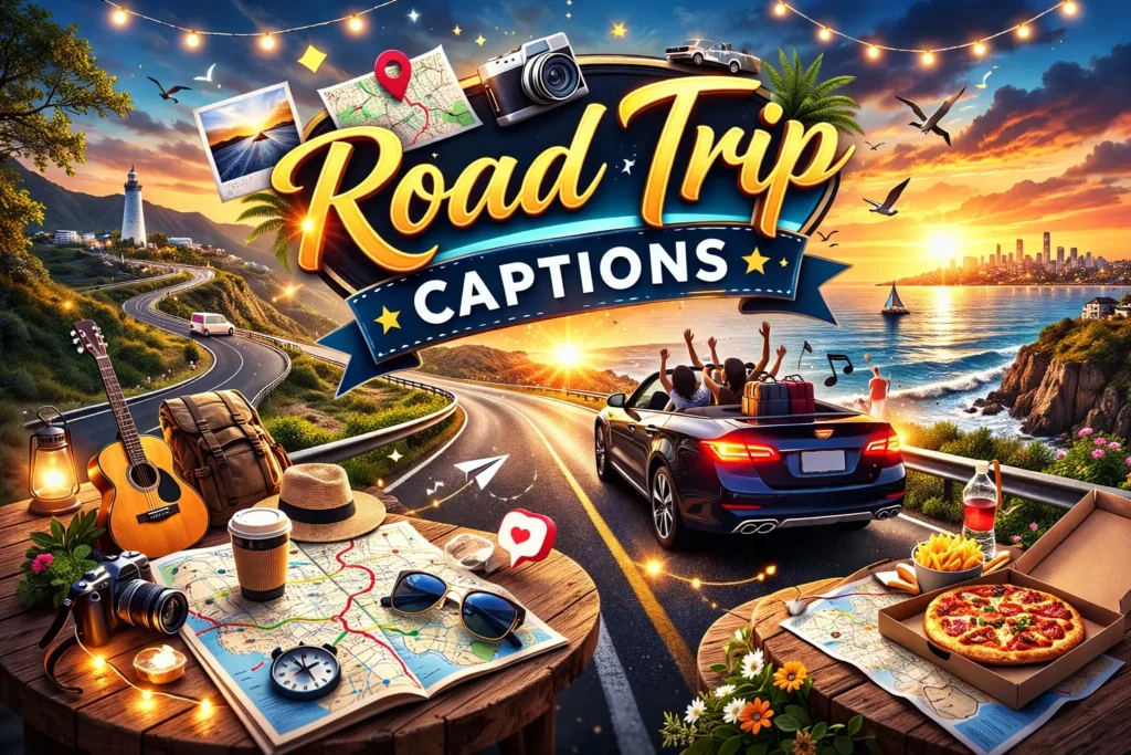 Road Trip Captions
