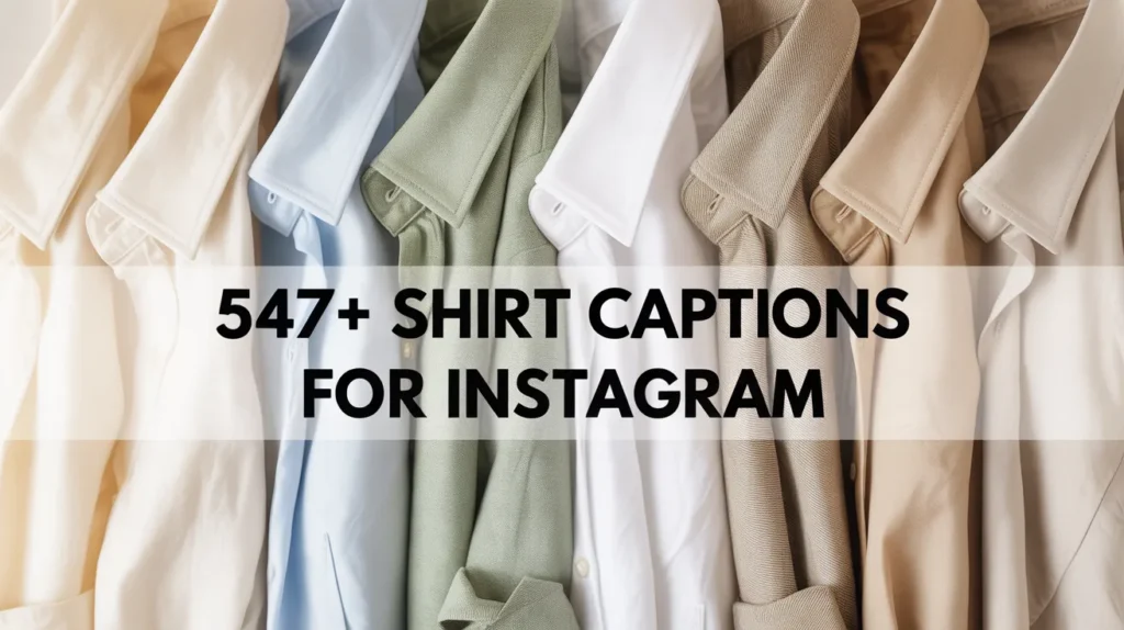 Shirt Captions