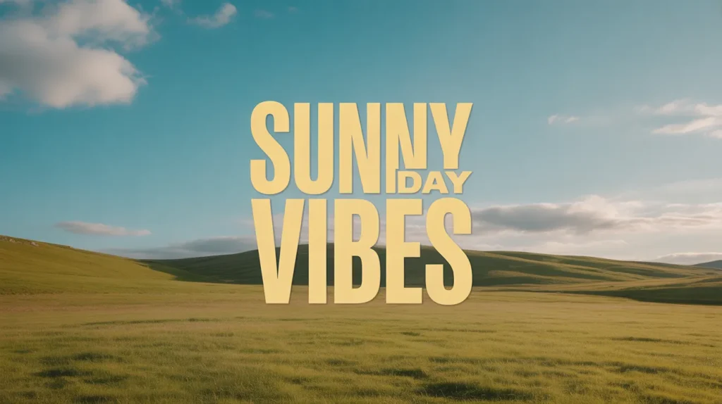  Sunny Day Captions 