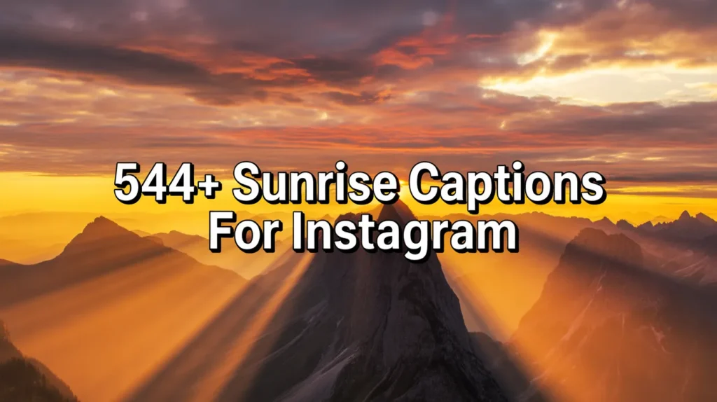 Sunrise Captions