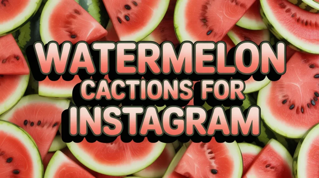 Watermelon captions