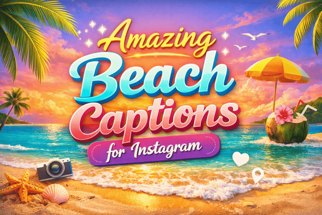 Amazing Beach Captions for Instagram