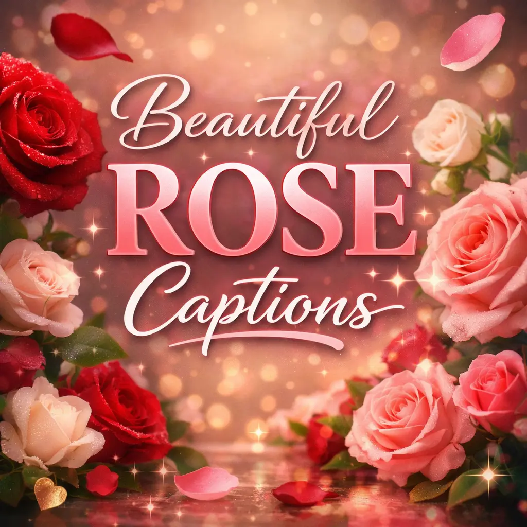 Beautiful Rose Captions