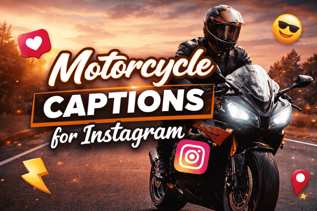 Motorcycle Captions for Instagram