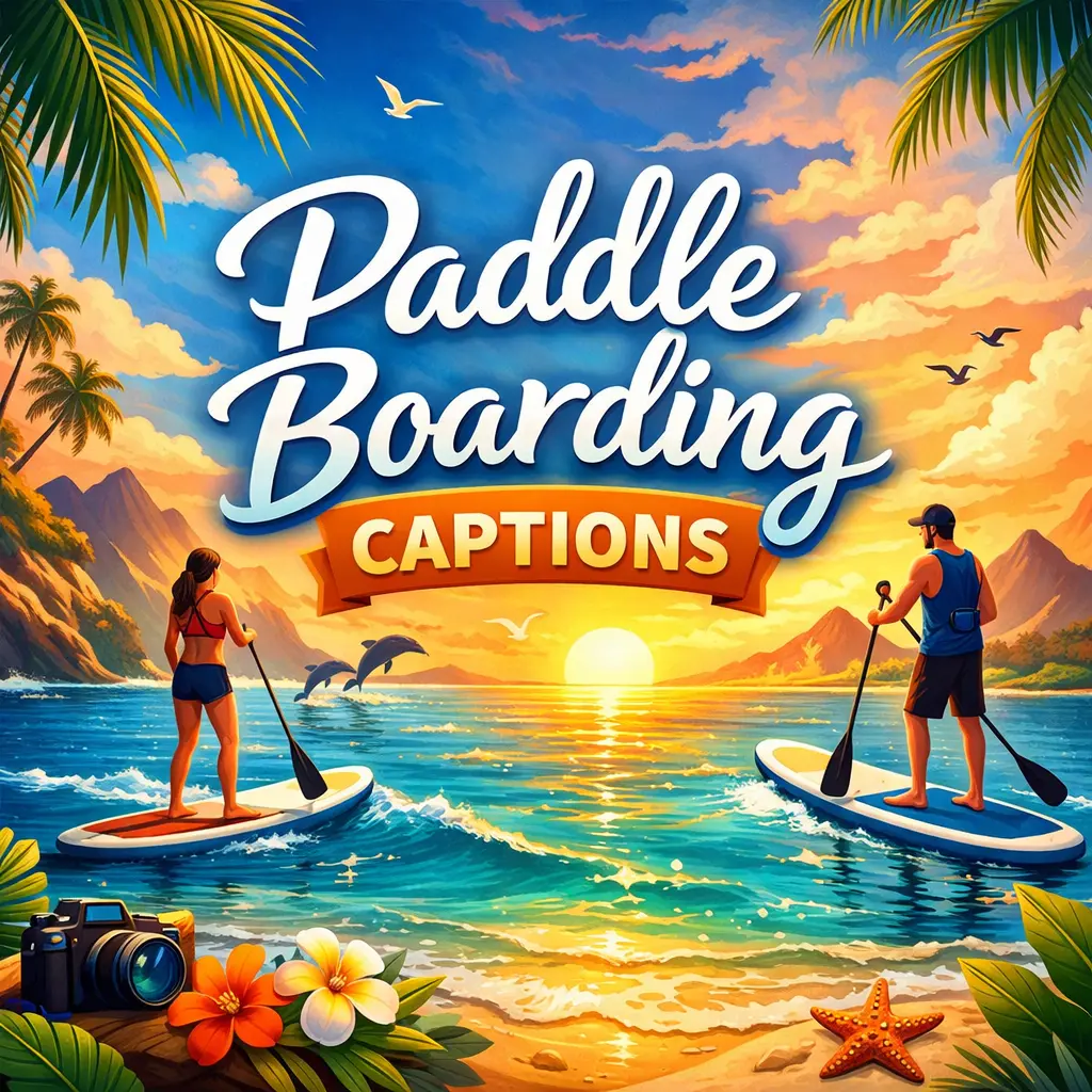 Paddle Boarding Captions