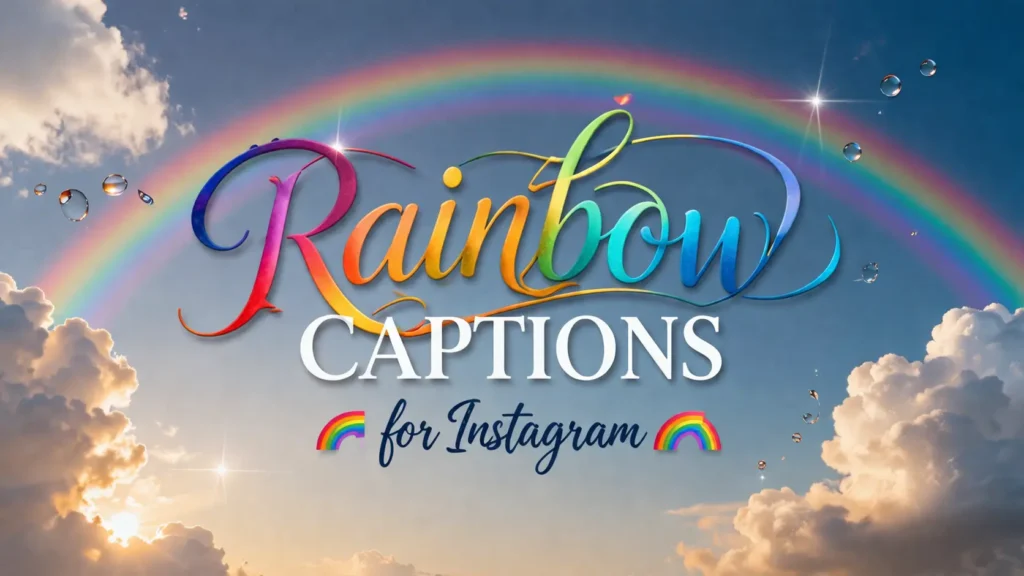 Rainbow Captions for Instagram