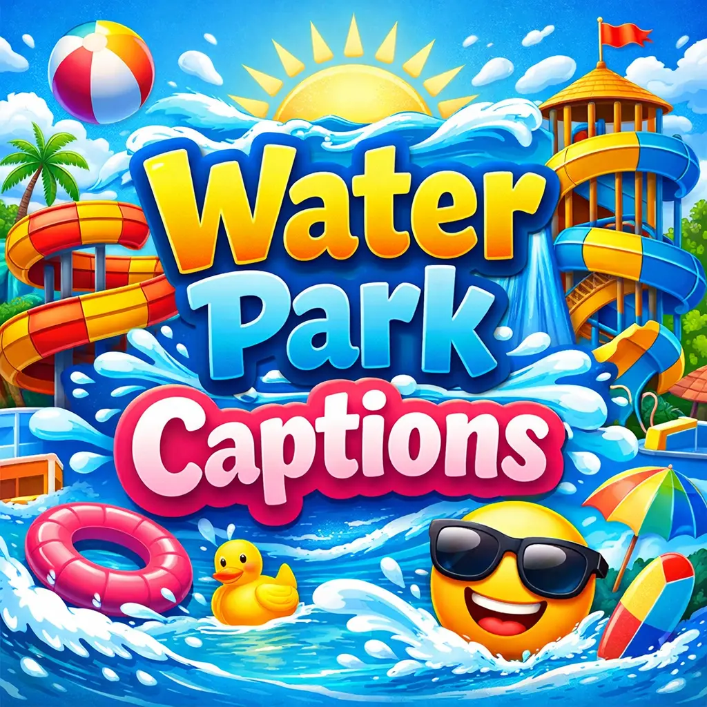 Water Park Captions