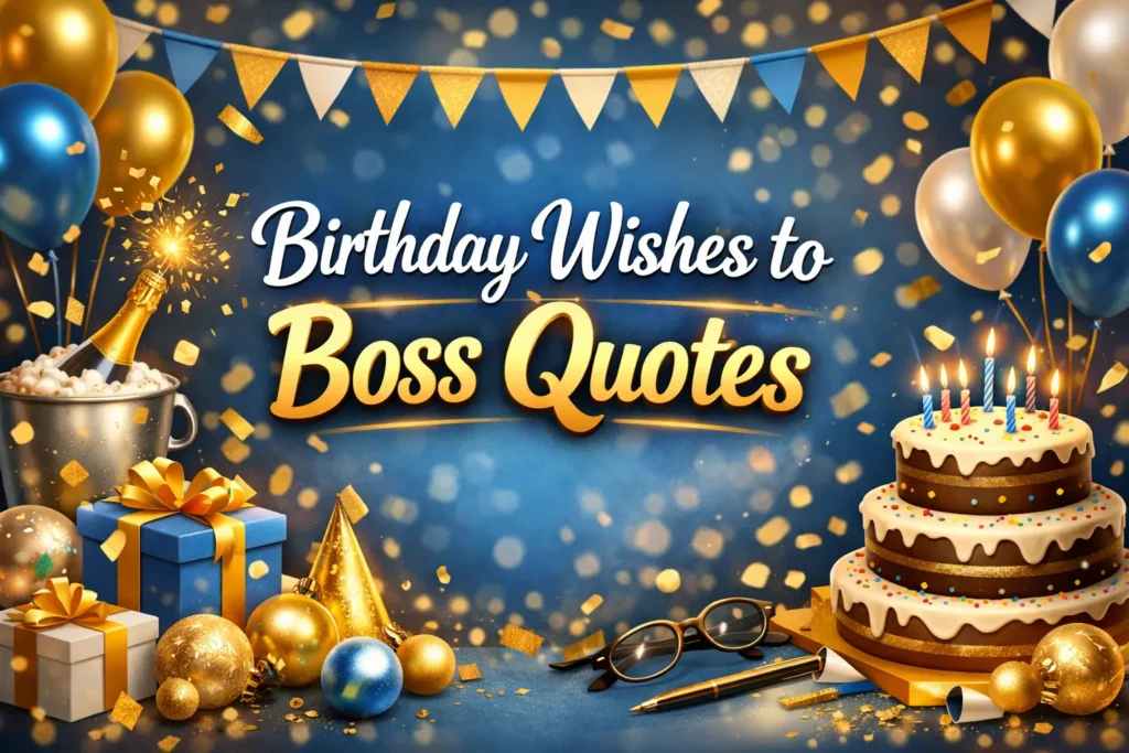 Birthday Wishes to Boss Quotes