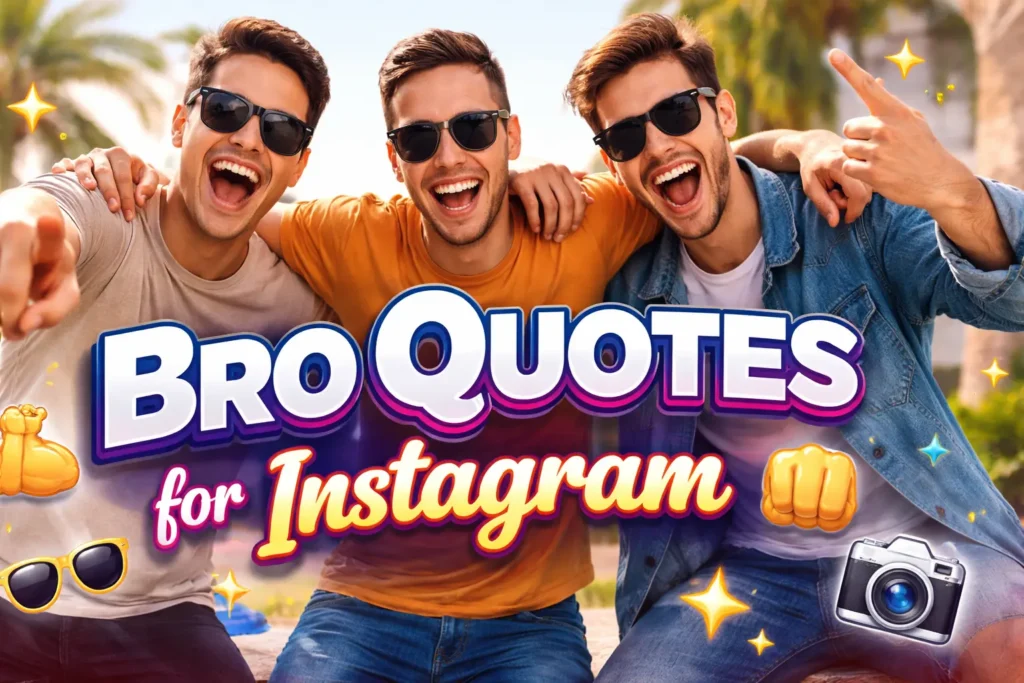 Bro Quotes for Instagram