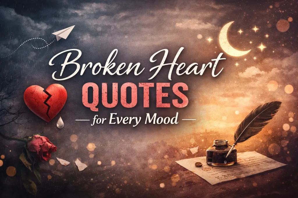 Broken Heart Quotes for Every Mood