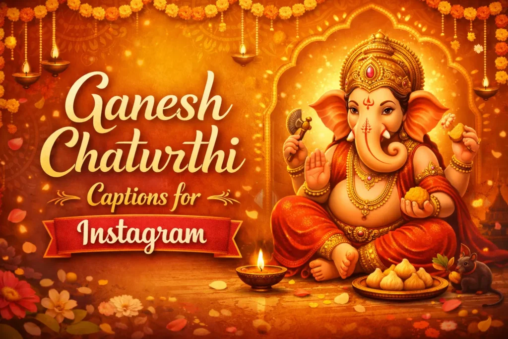 Ganesh Chaturthi Captions for Instagram