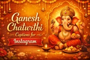 Ganesh Chaturthi Captions for Instagram