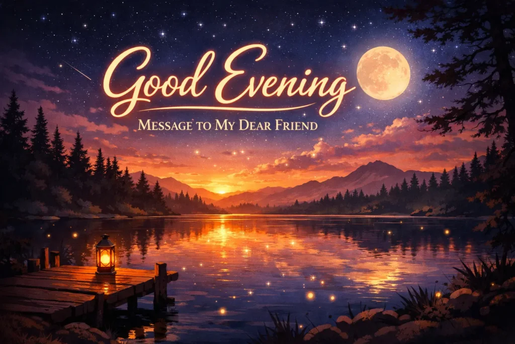Good Evening Message to My Dear Friend