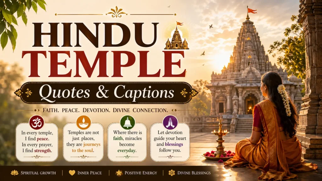 Hindu Temple Quotes