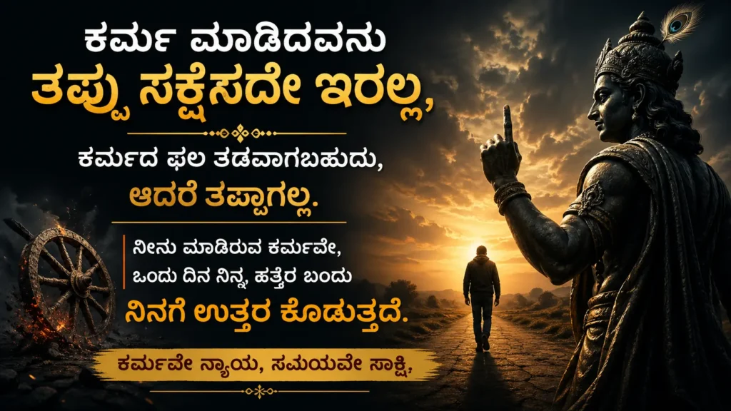 Karma Revenge Quotes in Kannada