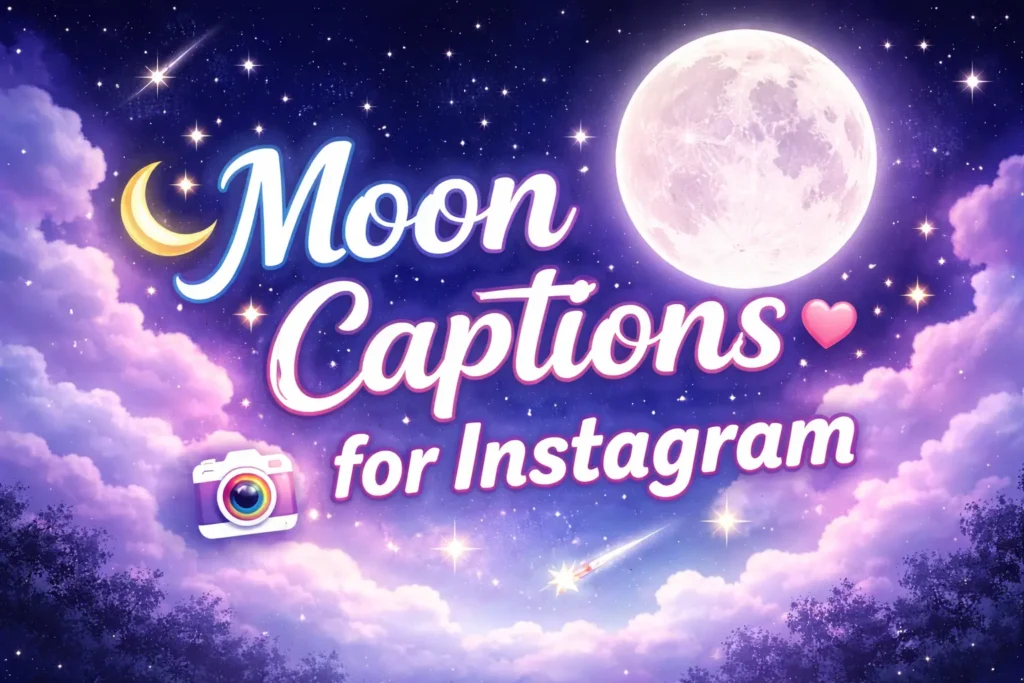 Moon Captions for Instagram