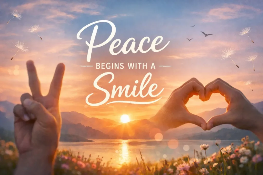 Peace Caption for Instagram