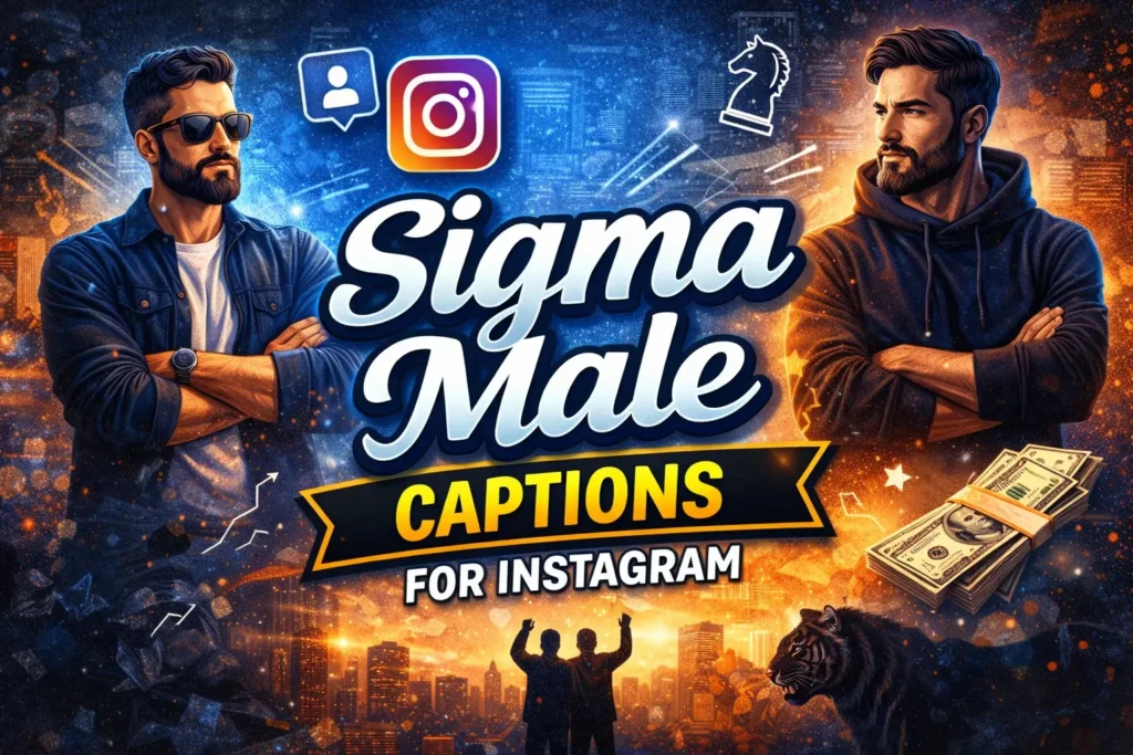 Sigma Male Captions for Instagram