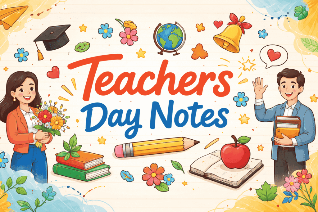 Teachers Day Notes