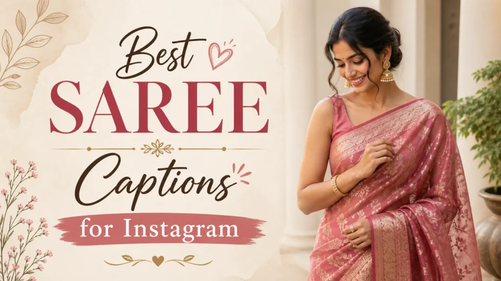 Best Saree Captions for Instagram