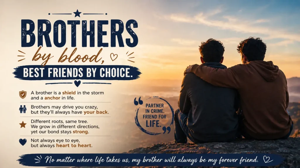 Brothers Quotes for Instagram