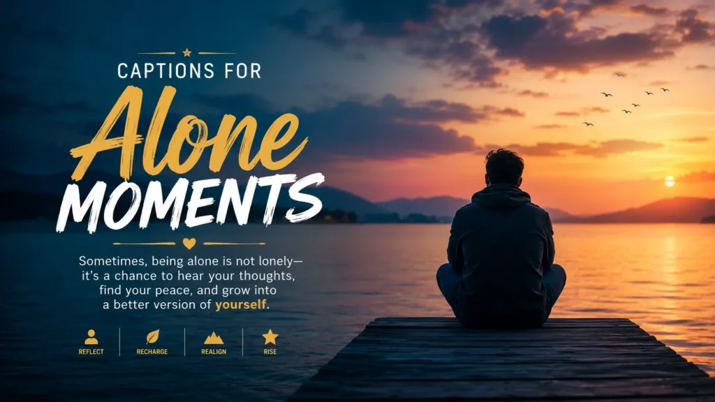 Captions for Alone Moments