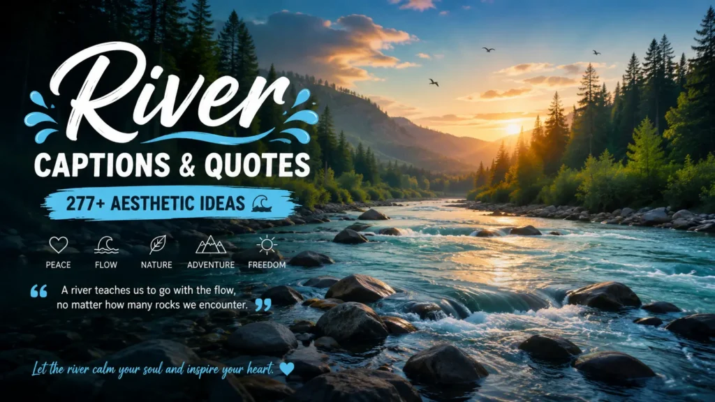 Captions for River